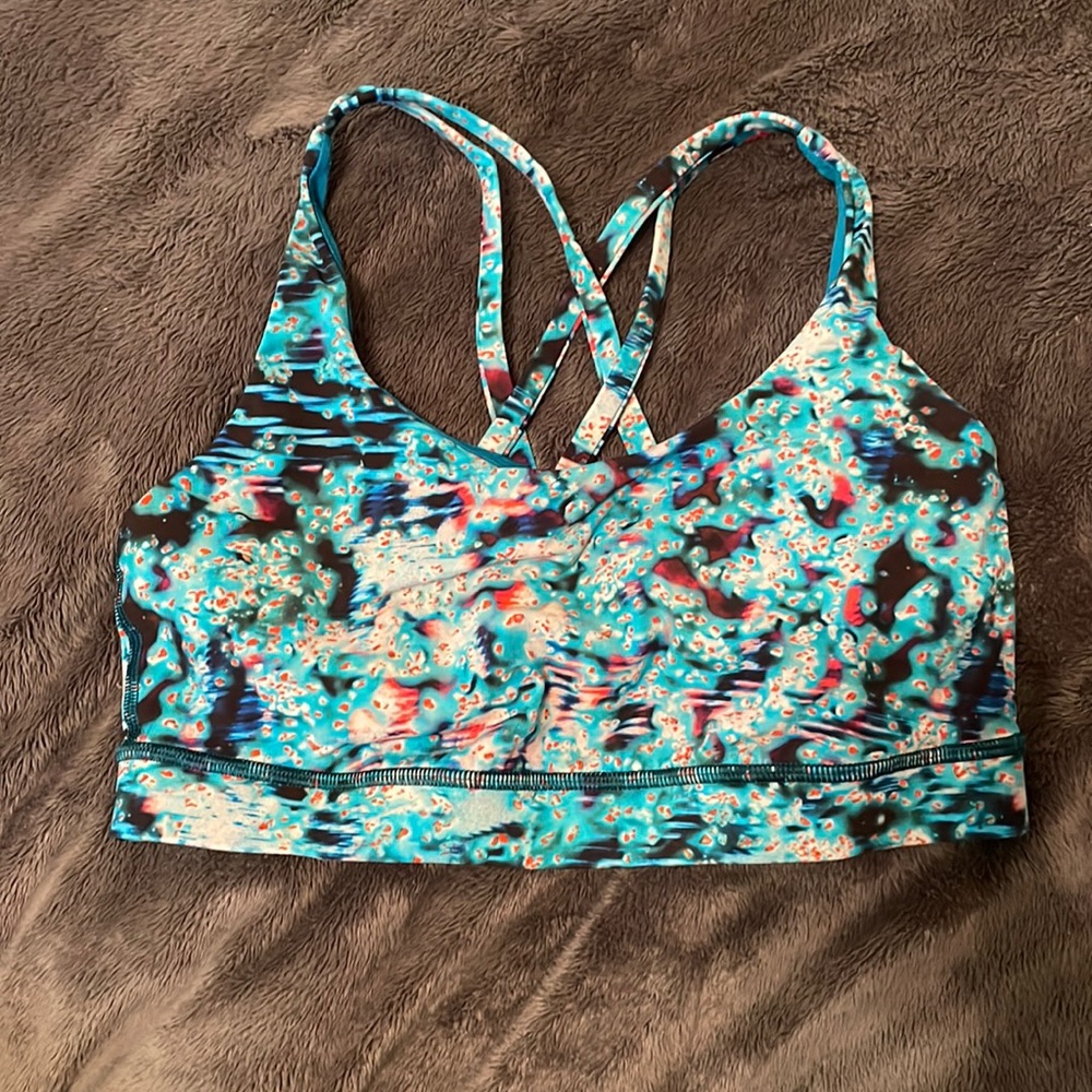 Lululemon Energy Bra electric blue  NWOT
